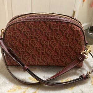 Coach Designer Burgundy Crossbody Bag
